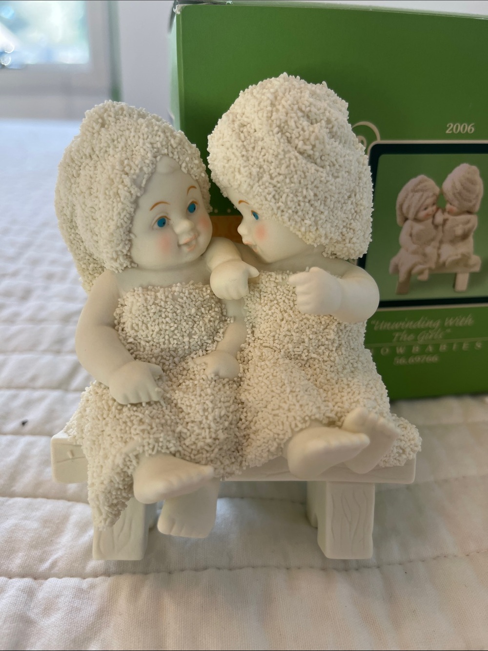 Department 56 “Unwinding With The Girls” Snowbaby (2005)
